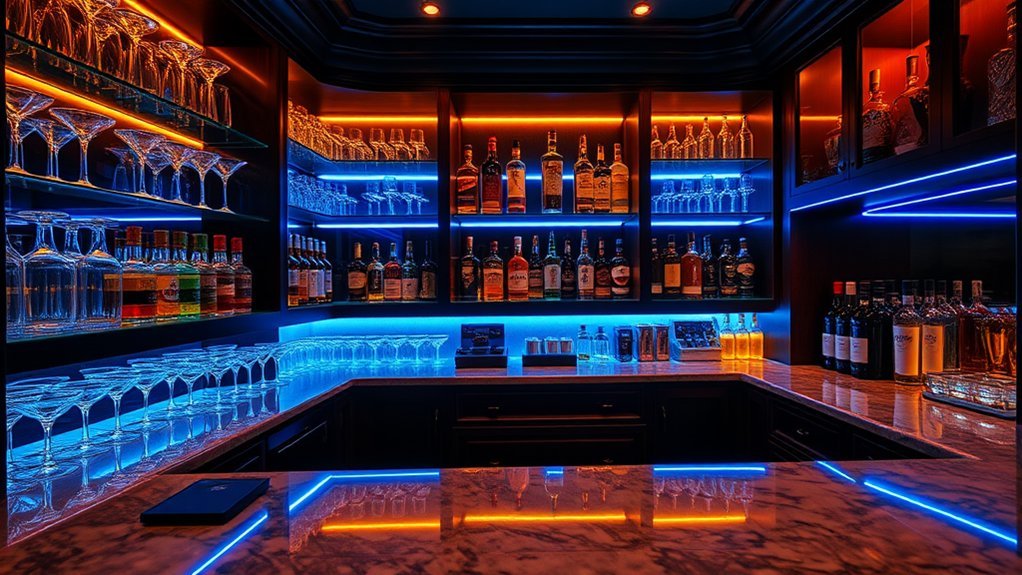 accent lighting enhances aesthetics