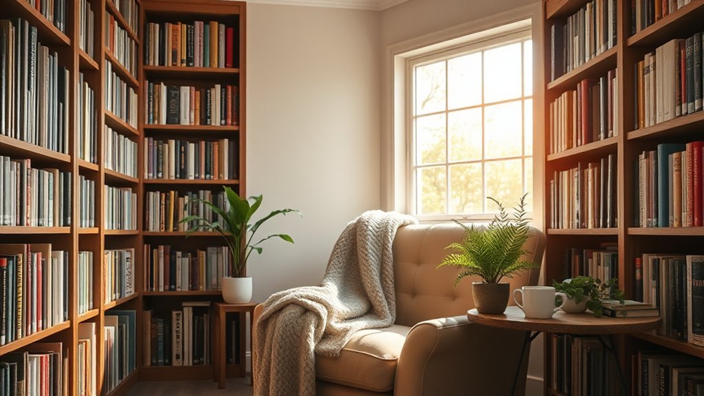 accessible and organized shelving