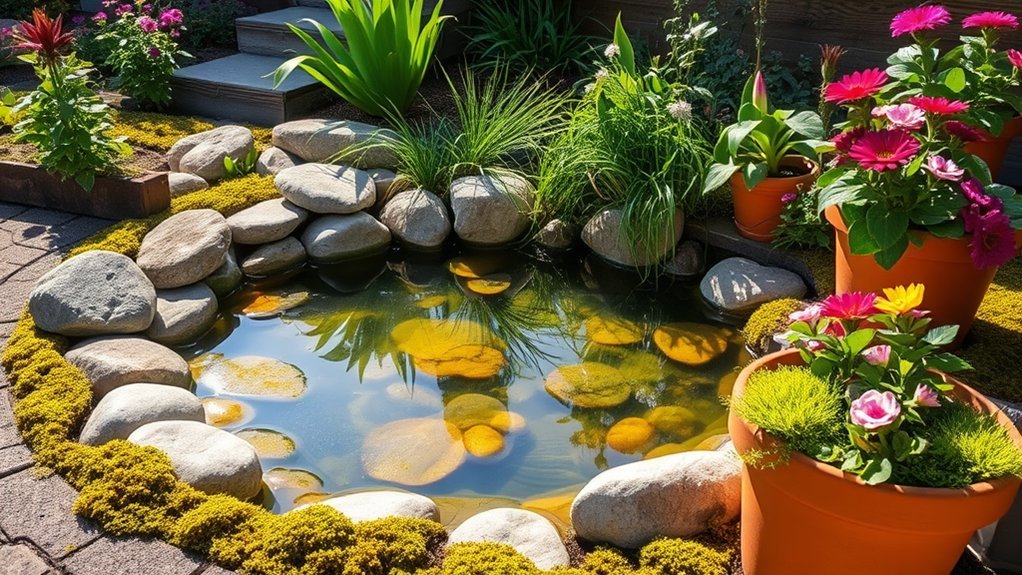 add a small pond
