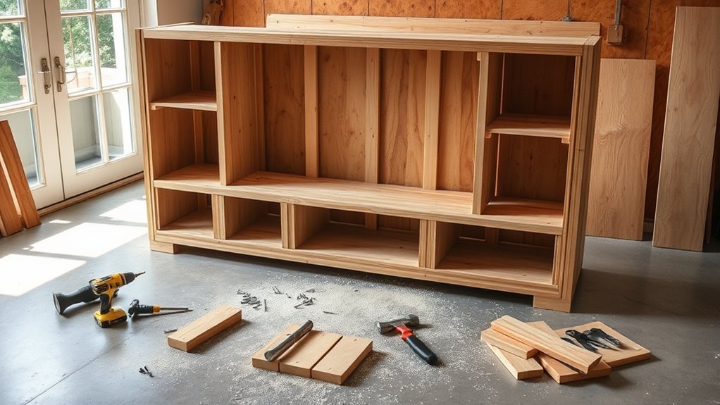 assemble stable entertainment center