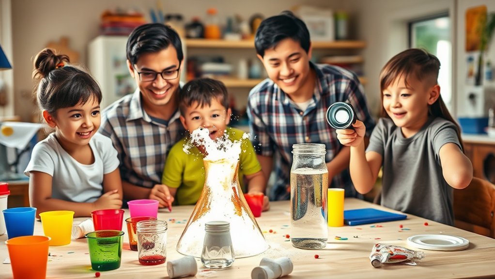 at home science experiments fun