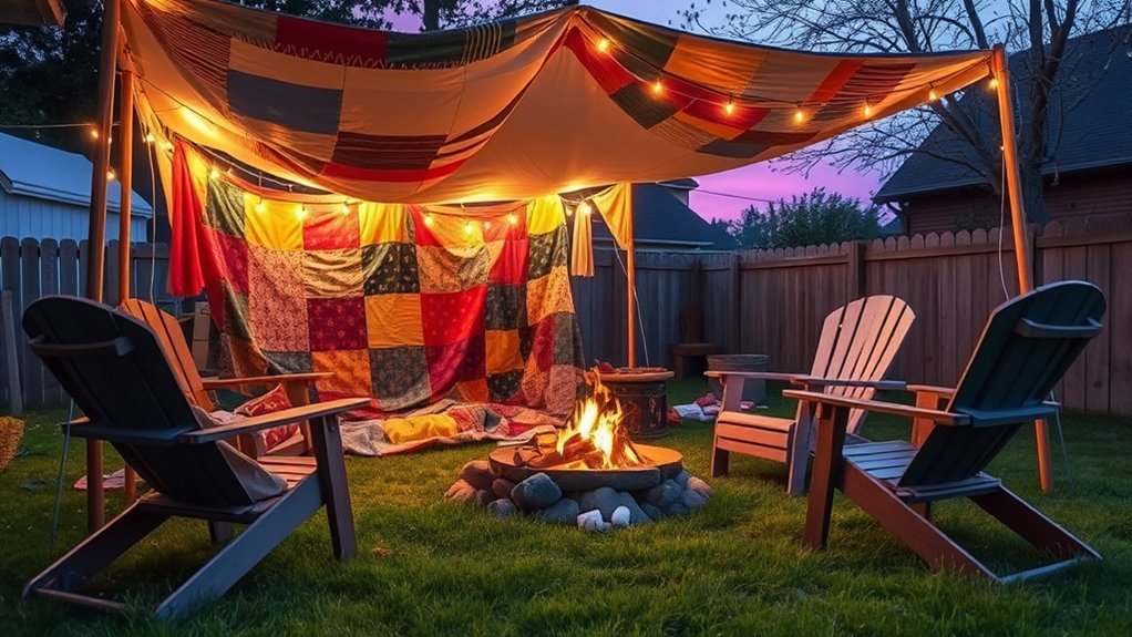 backyard camping fun ideas