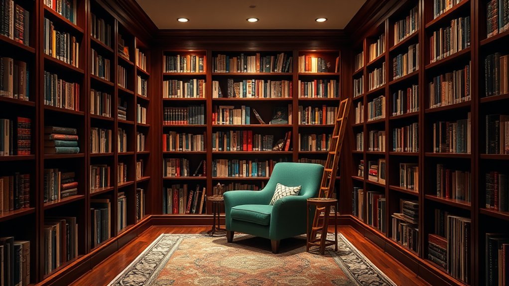 7 Creative Home Library Ideas for Basements