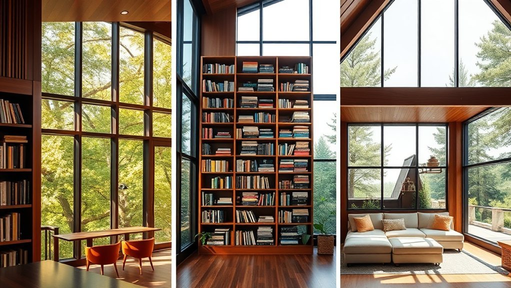 3 Stunning Home Library Ideas Featuring Windows