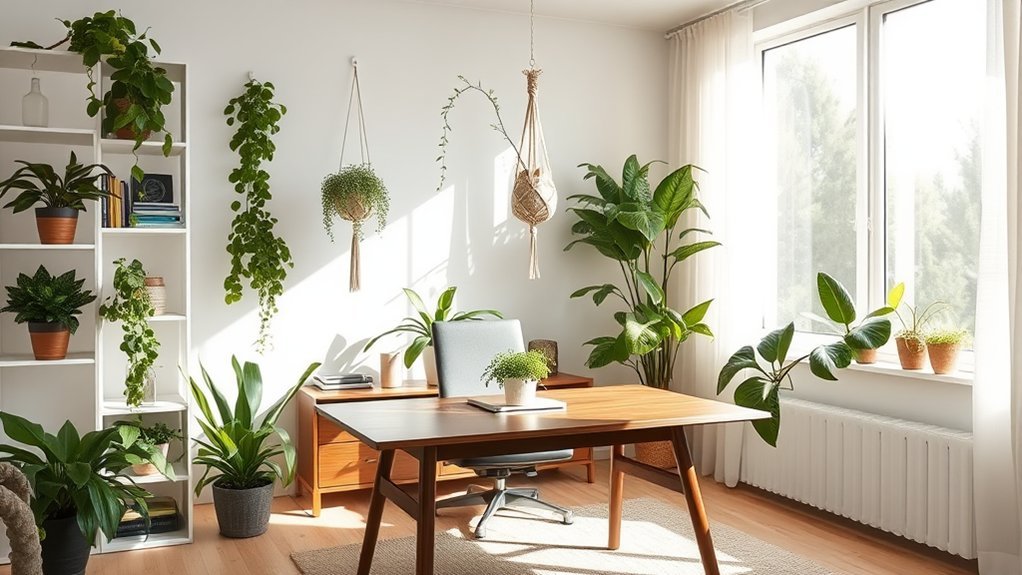bright airy green sanctuary