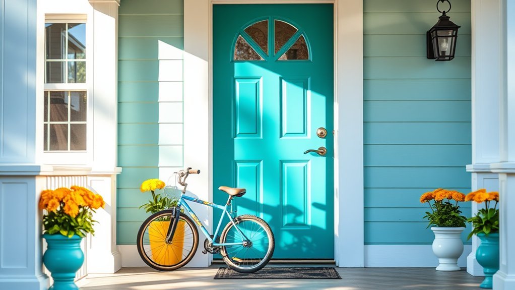 brightly paint your door
