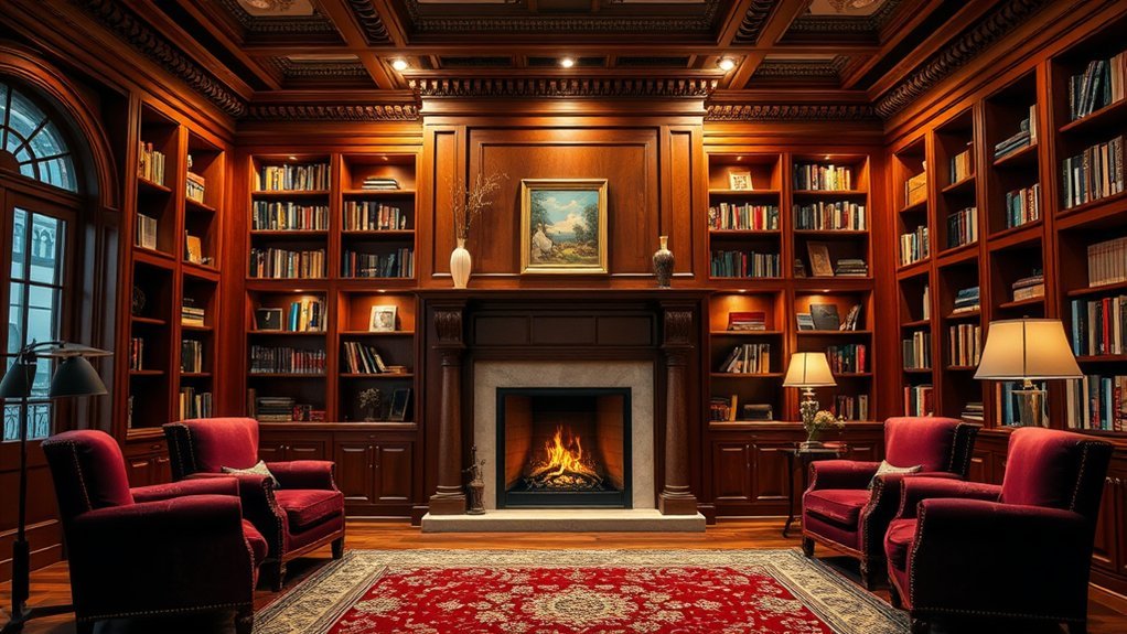 built in shelves enhance organization