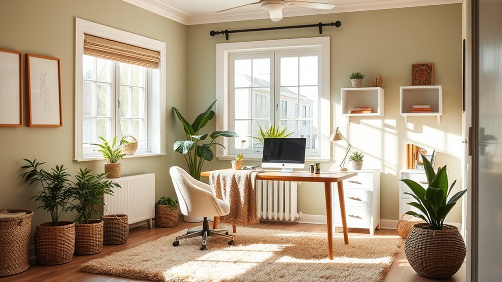 calming colors and textures