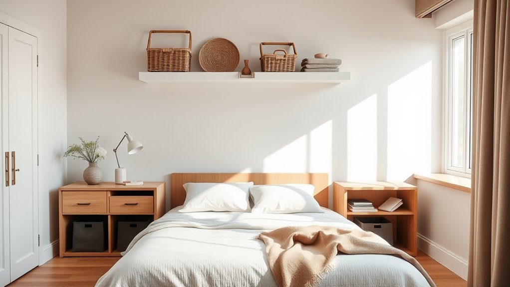 clear surfaces promote calm