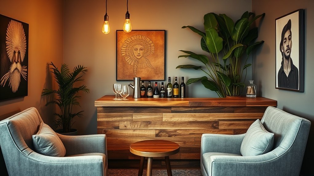 cozy bar seating ideas