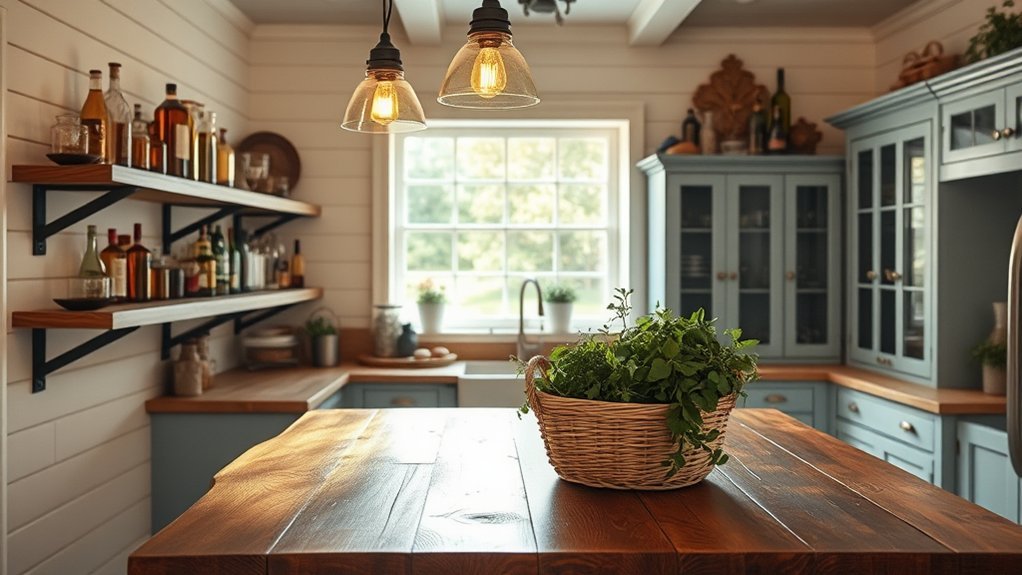 10 Farmhouse Home Bar Ideas for Cozy Kitchens