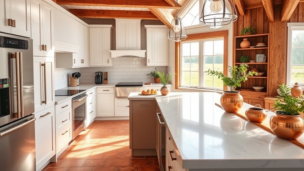 cozy kitchen with warmth