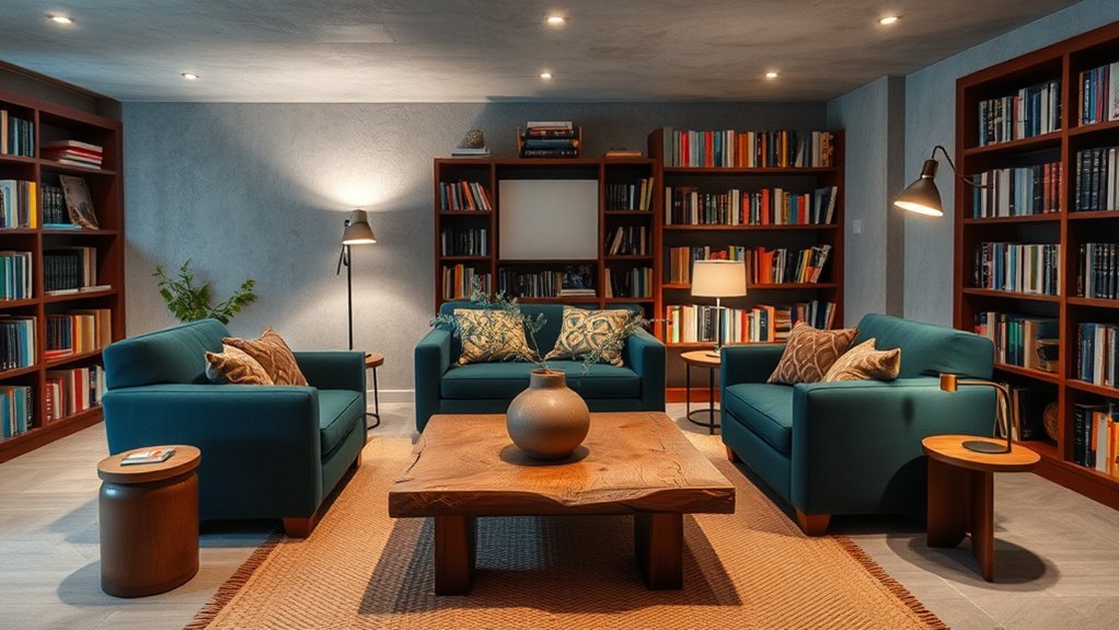 cozy lounge zone creation