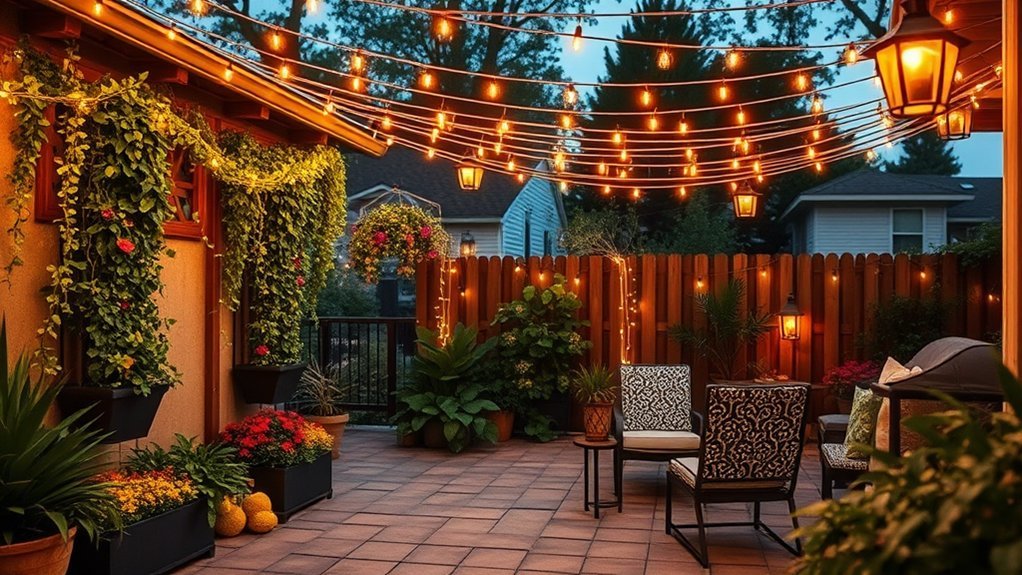 cozy outdoor lighting ideas