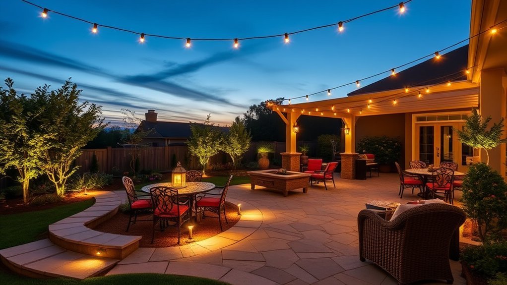 cozy outdoor lighting ideas