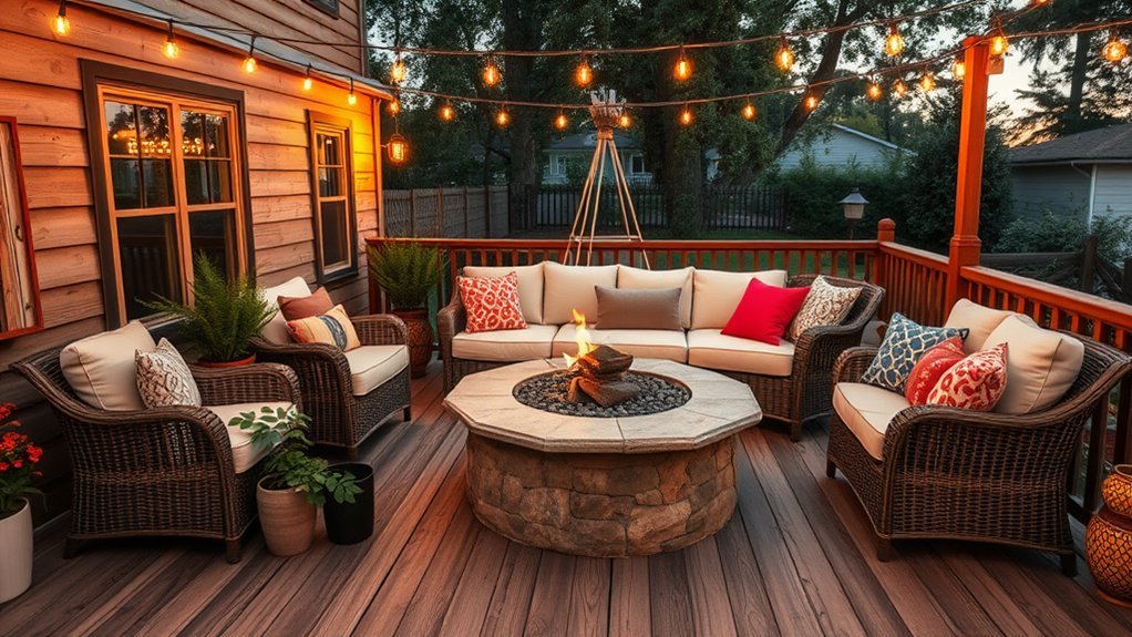cozy outdoor living space