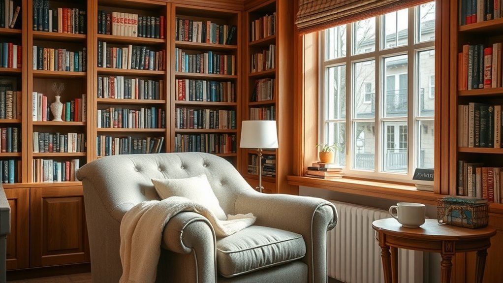 cozy oversized armchair seating
