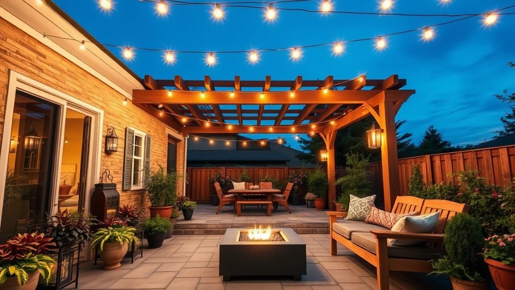 cozy patio lighting ideas
