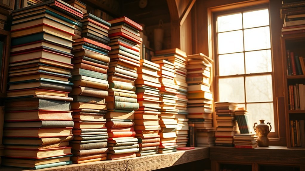 creative book stacking ideas