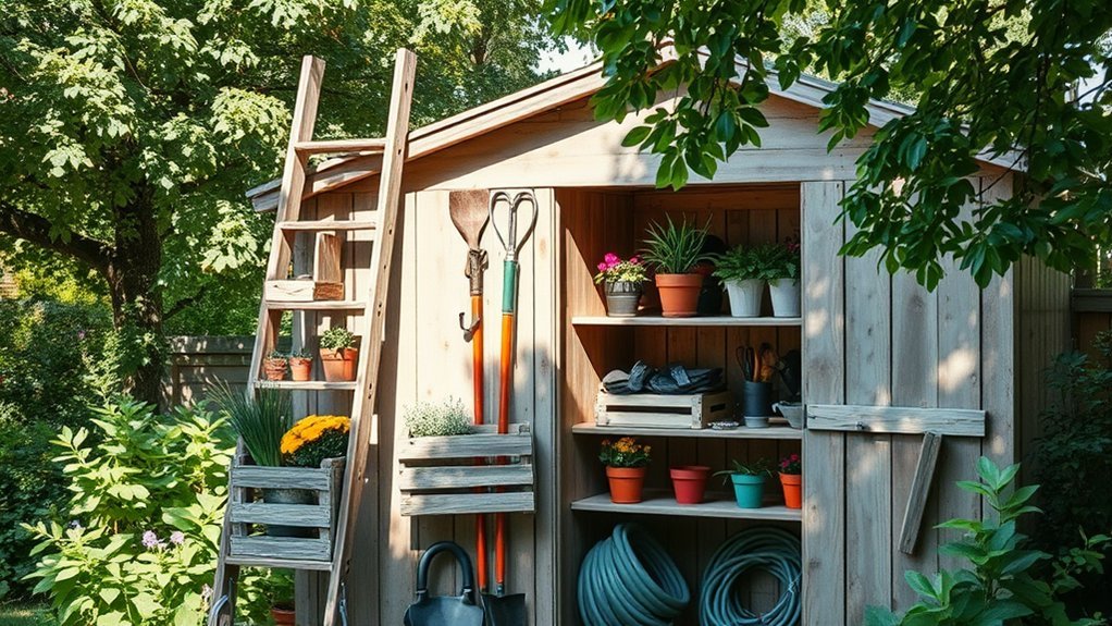 creative outdoor storage solutions