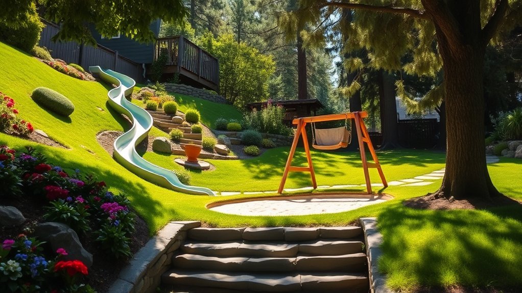 creative sloped play areas