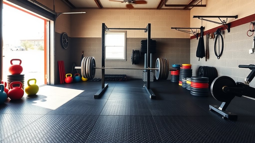 crossfit garage gym setup