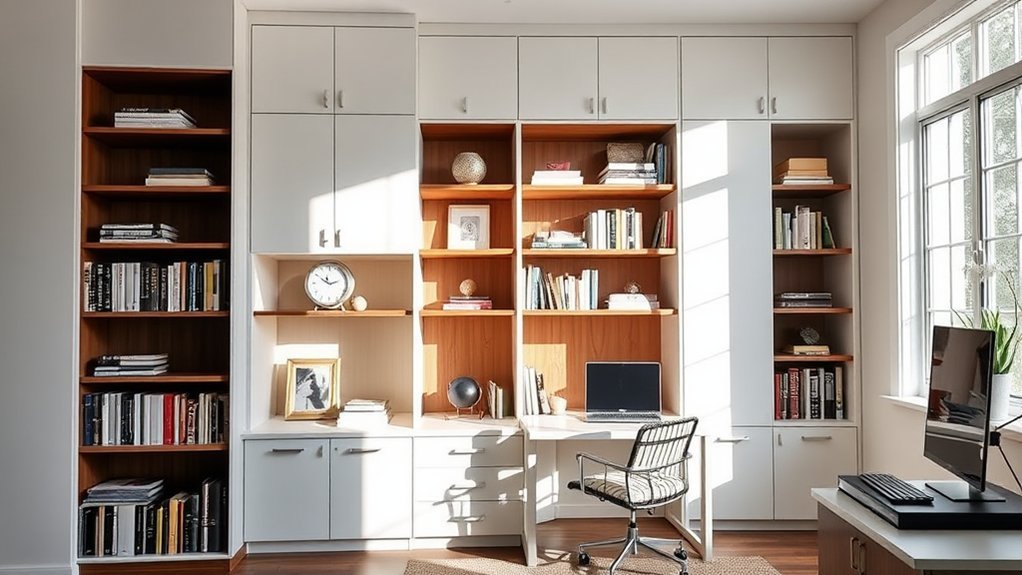 custom cabinetry for organization