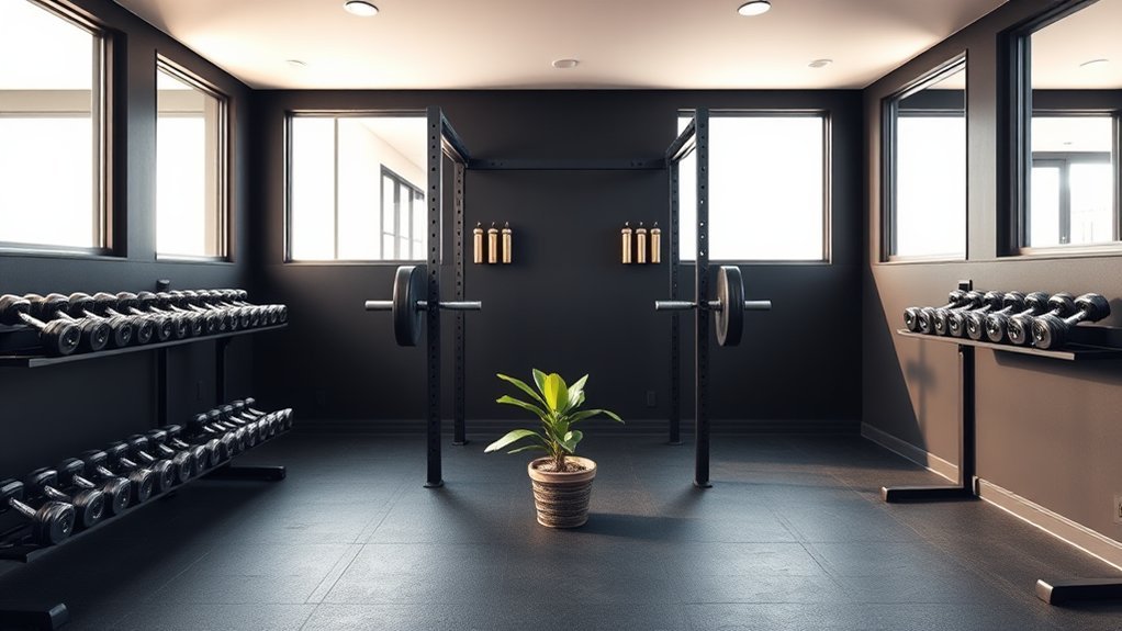 customizable home workout space