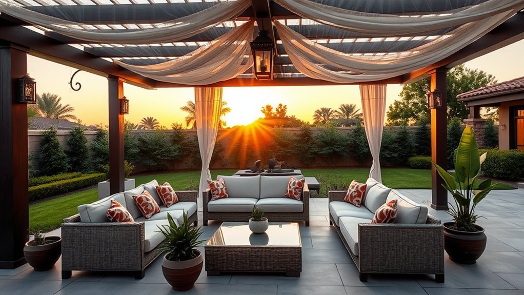 design a luxury patio