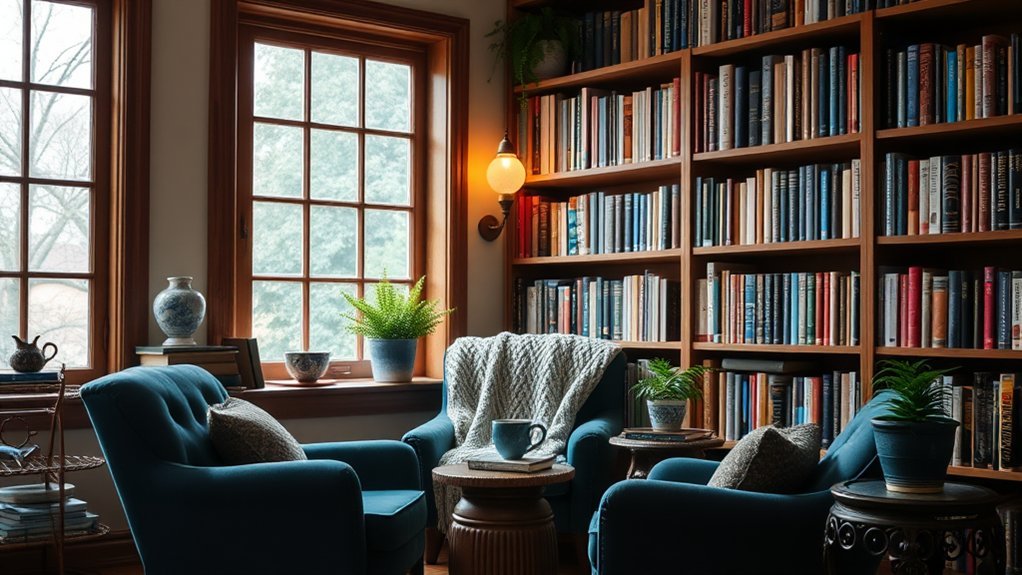 design cozy reading nook