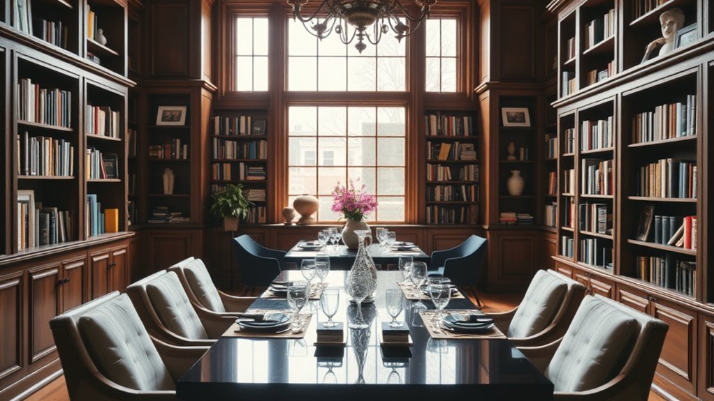 dual purpose dining library fusion
