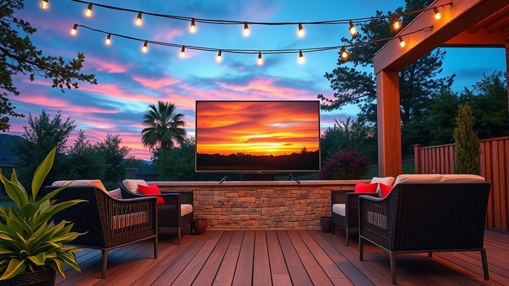 durable bright outdoor tvs