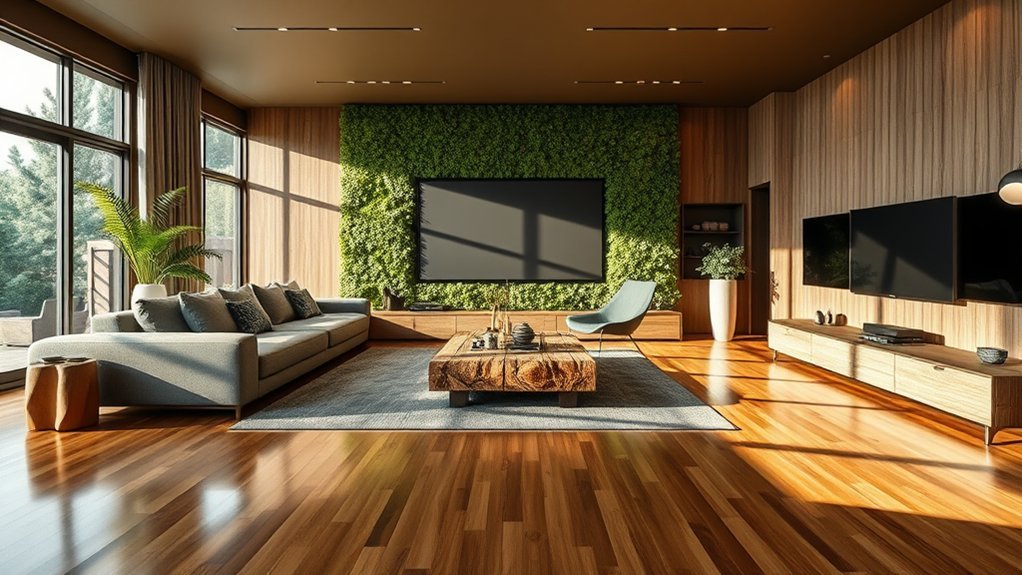 eco friendly luxury entertainment design