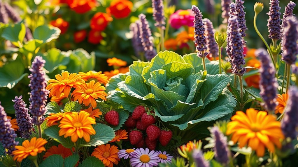 edible flowers enhance gardens