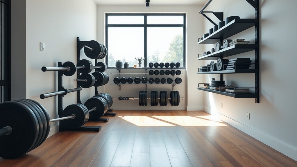 efficient barbell storage solutions