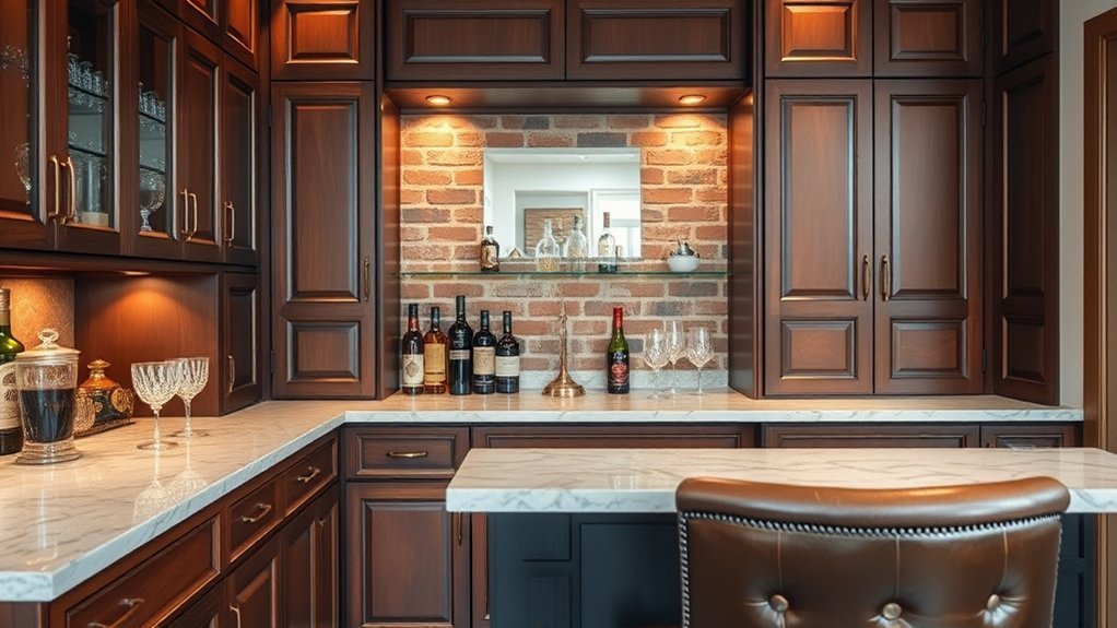 elegant home bar design