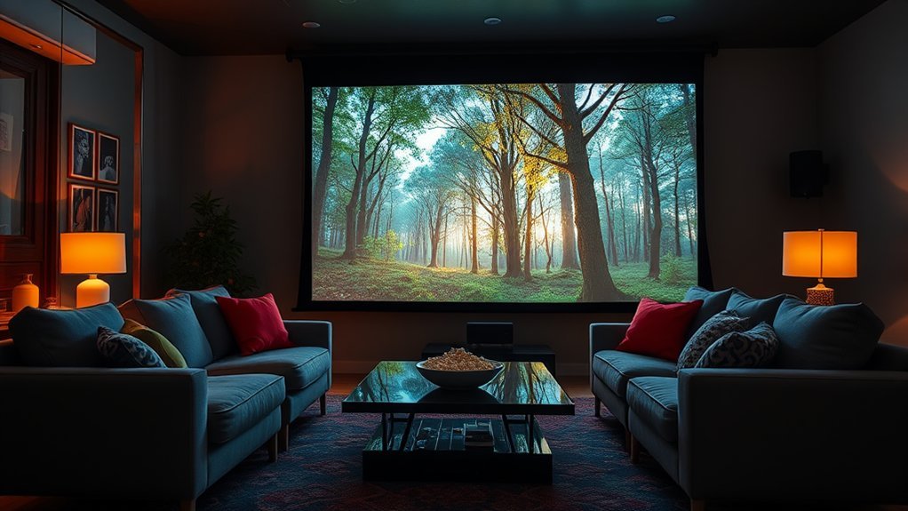 enhance movie night visuals