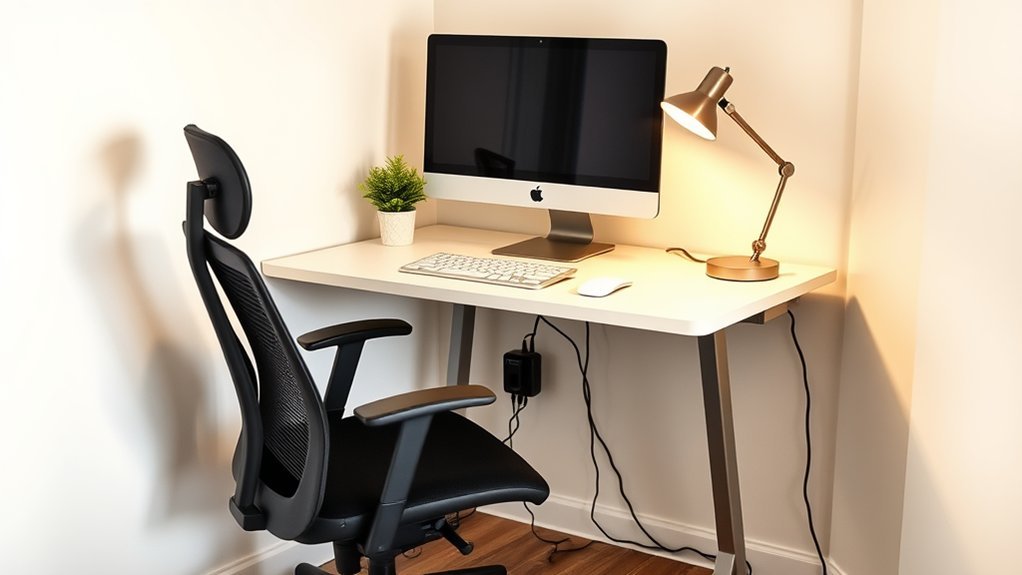 ergonomic desk setup tips