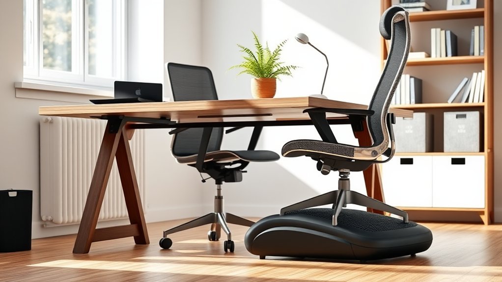 ergonomic footrest for comfort