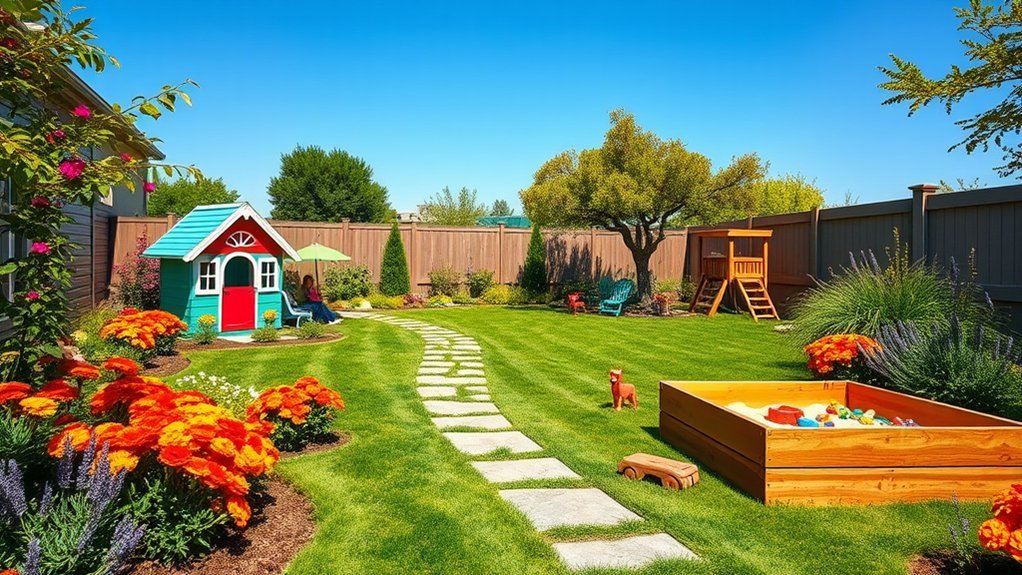 family friendly backyard transformation
