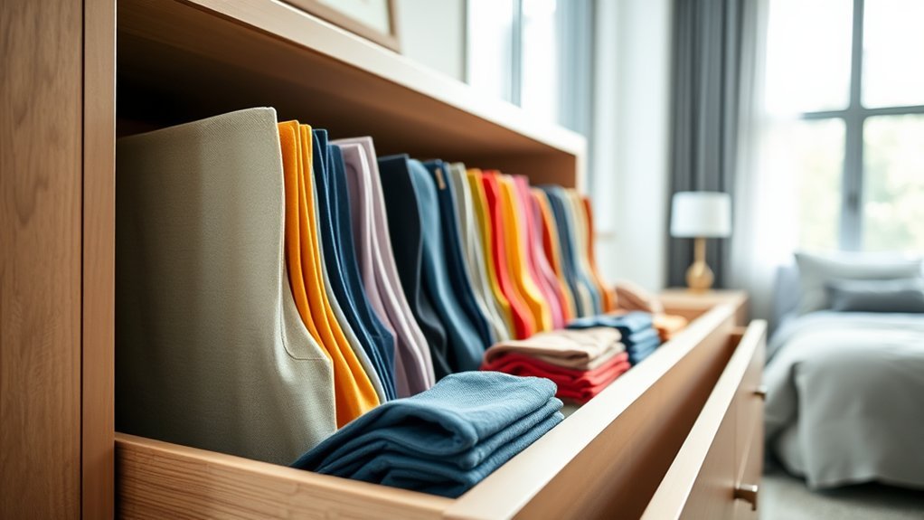 file clothes for visibility