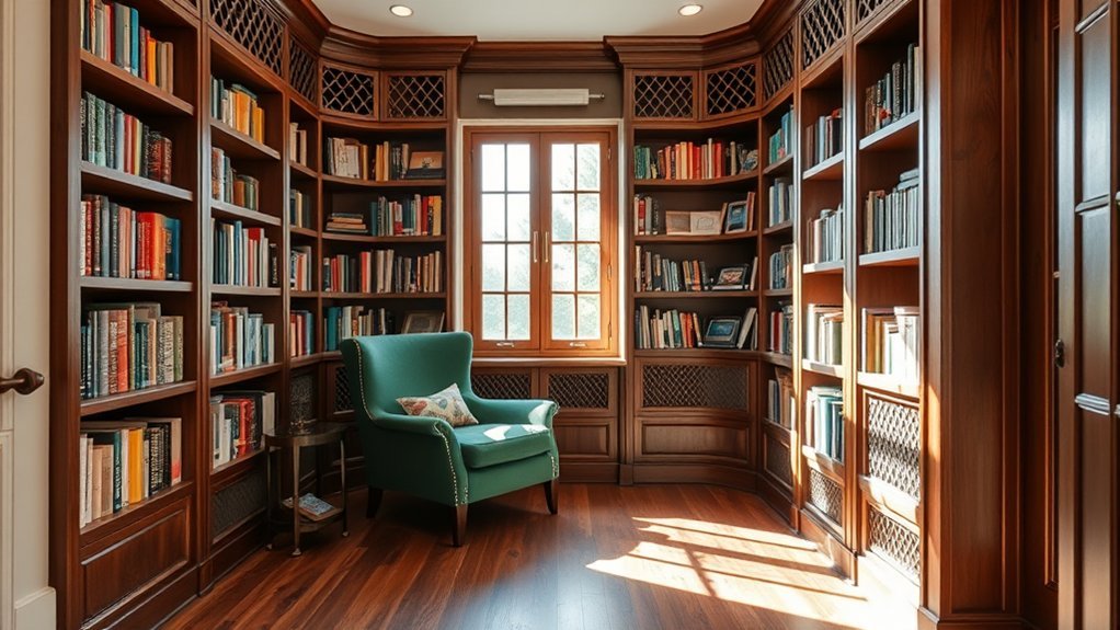 floating shelves for nooks