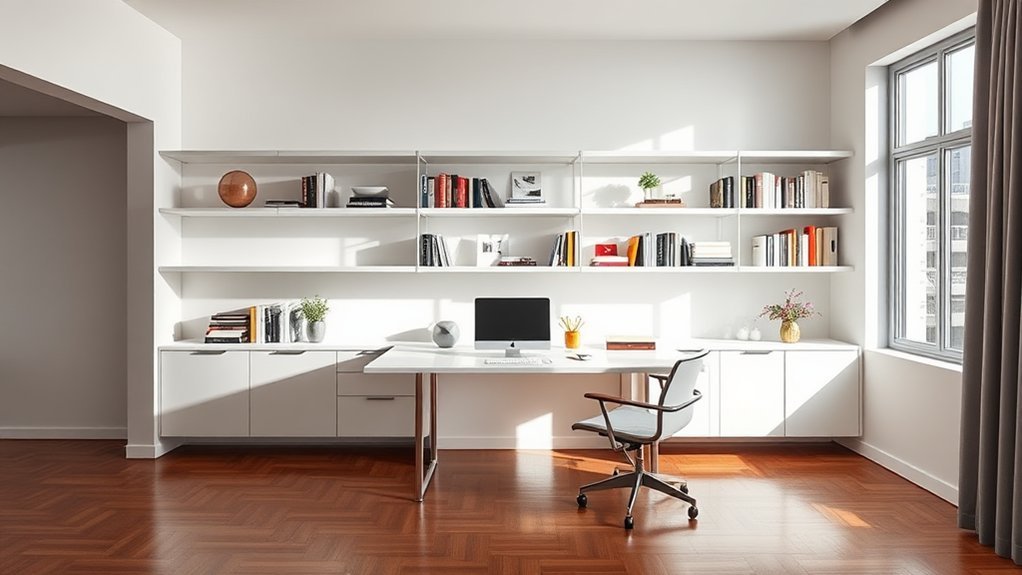 floating shelves for style