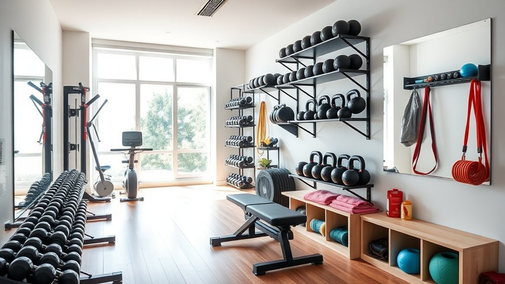 10 Home Gym Ideas With Smart Storage Solutions