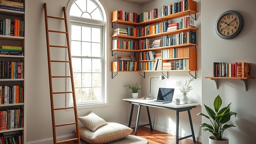 3 Tips for Home Library Corner Space Utilization