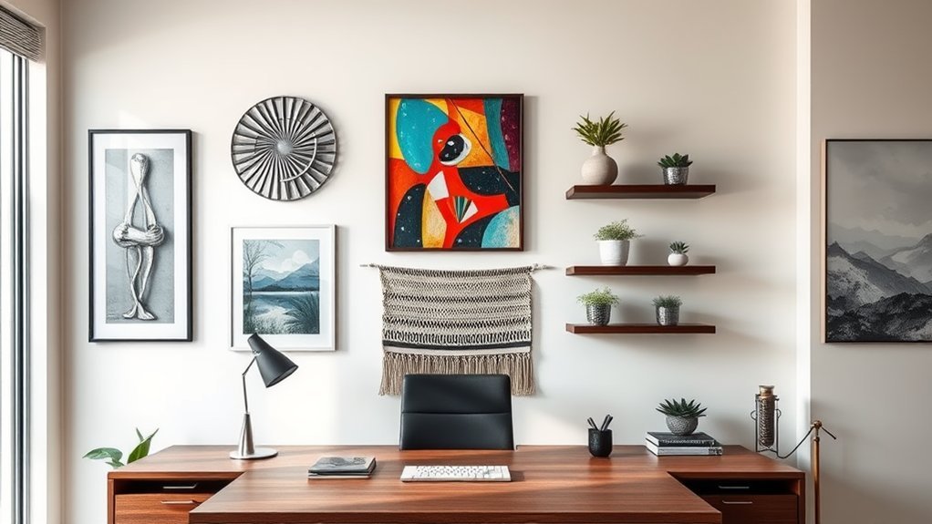 7 Elegant Home Office Wall Decor Ideas for Inspiration
