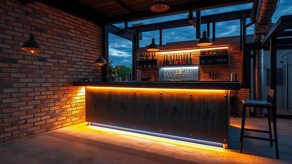 industrial led outdoor design