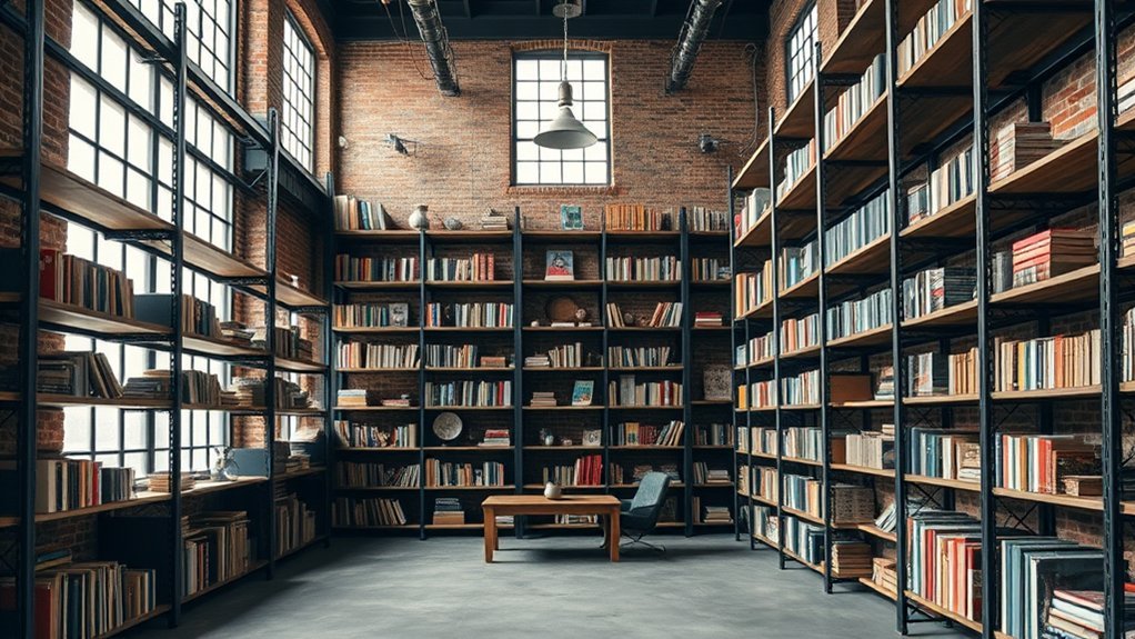industrial open shelving ideas
