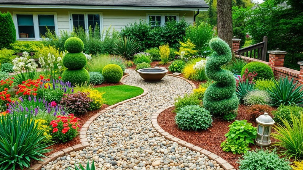 10 Creative Front Yard Home Landscaping Concepts