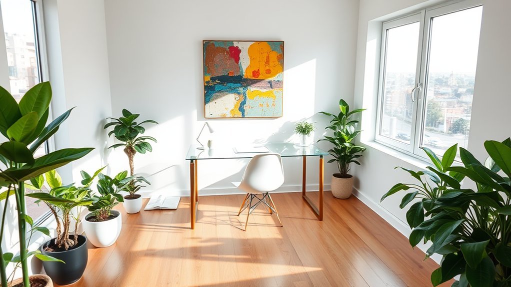 inspiring modern home office layout